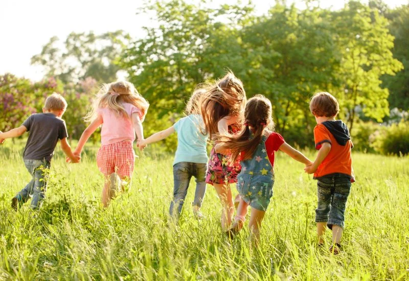 group-happy-children